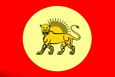 پرچم ایران در زمان قاجار